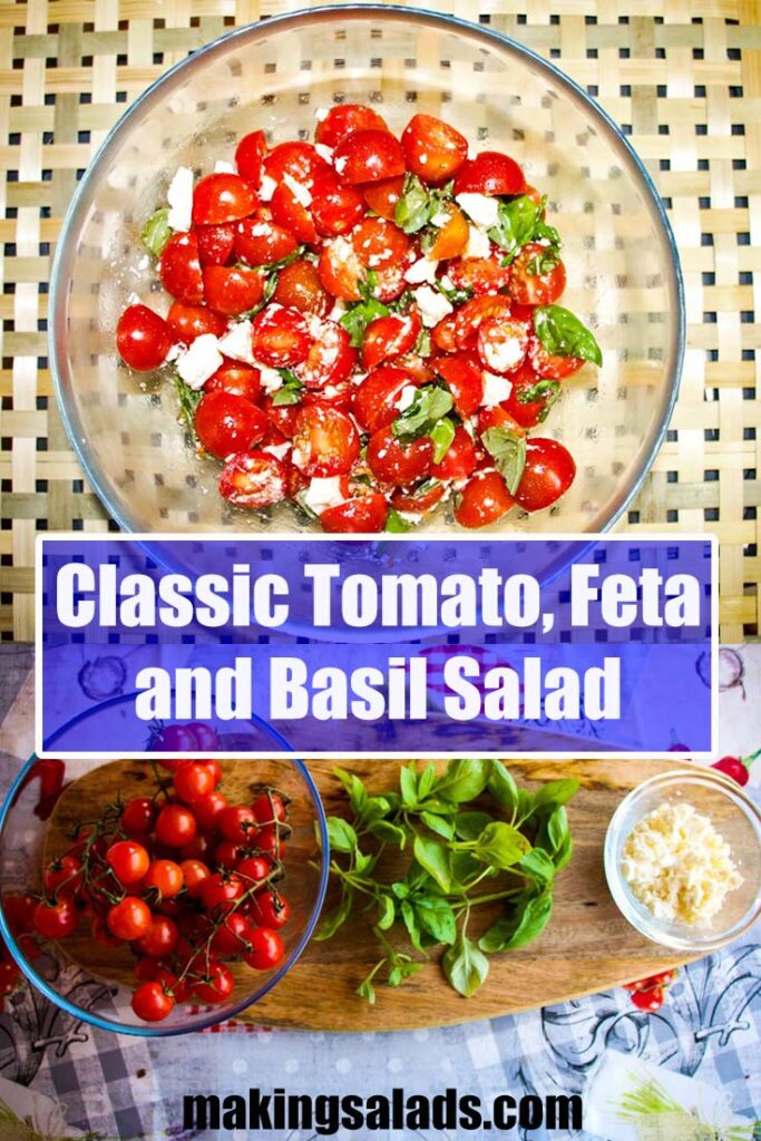 tomato feta basil salad pin