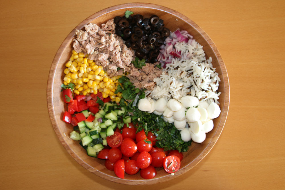 tuna rice salad ingredients
