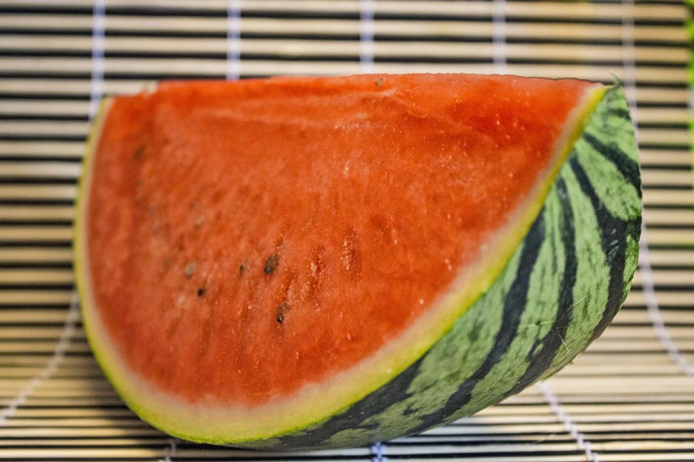 watermelon quarters